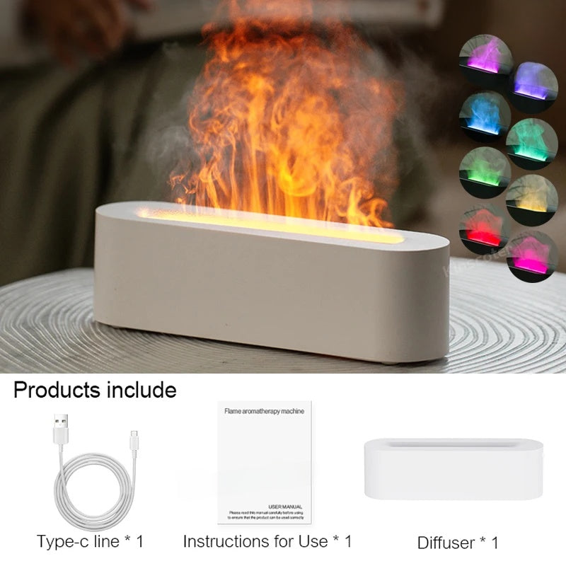 Round Flame Aroma Diffuser