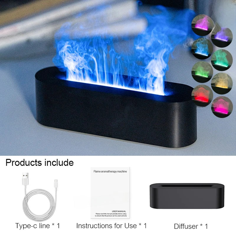Round Flame Aroma Diffuser