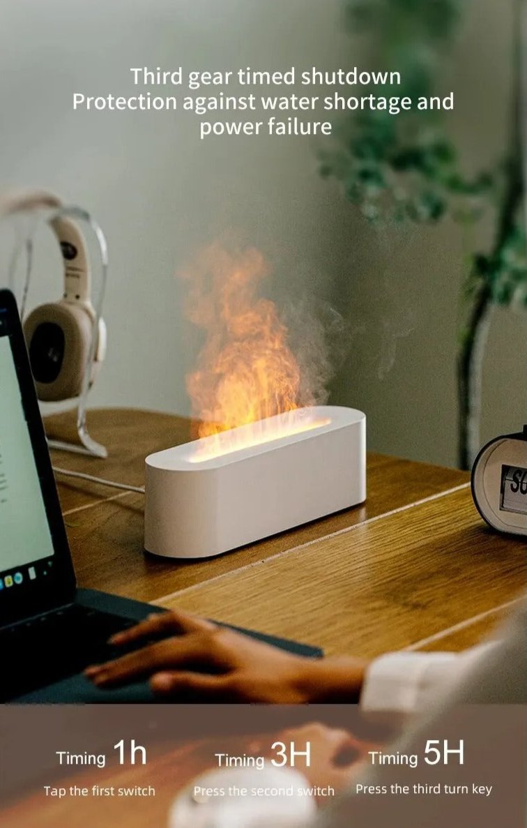 Round Flame Aroma Diffuser
