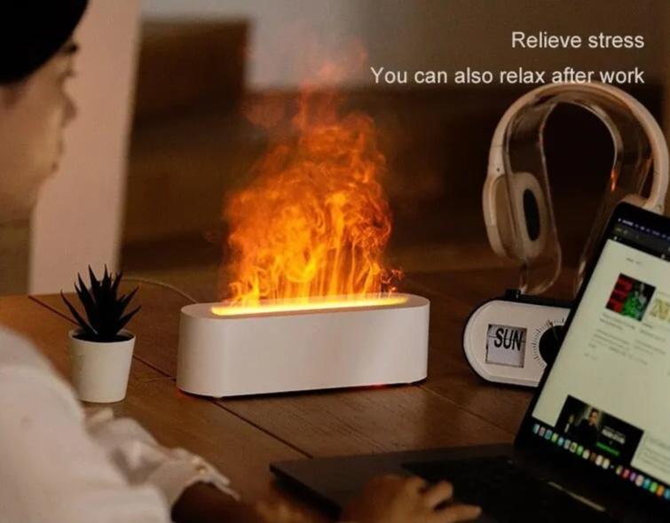 Round Flame Aroma Diffuser