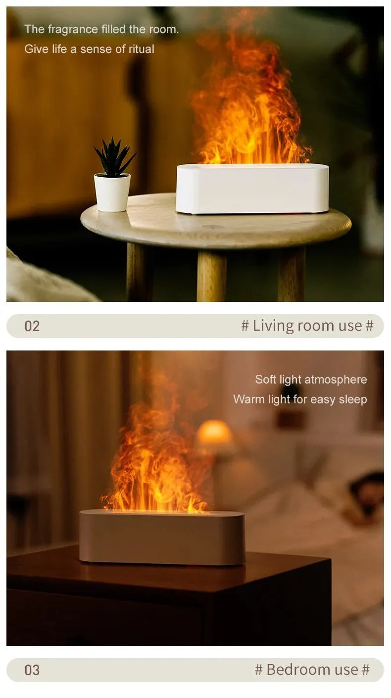 Round Flame Aroma Diffuser