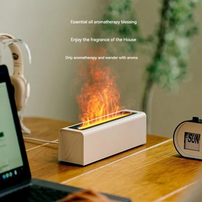 Square Flame Aroma Diffuser