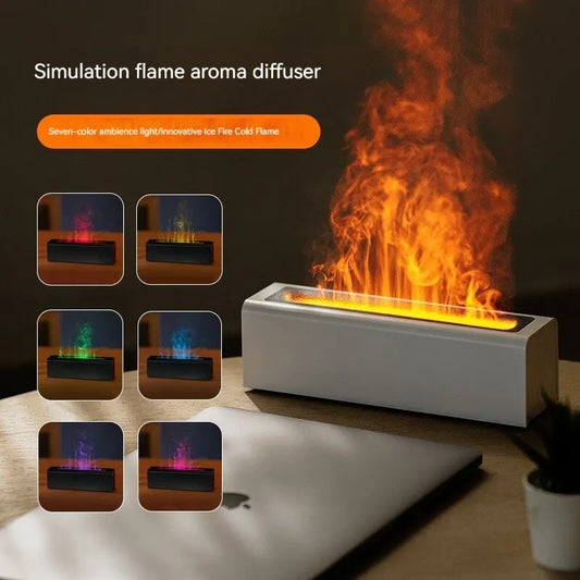 Square Flame Aroma Diffuser